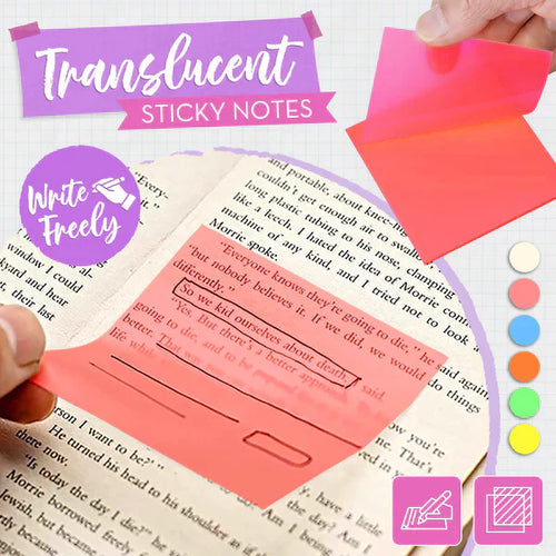 🔥Translucent Sticky Notes